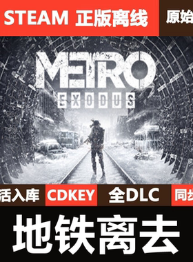 地铁离去Steam正版离线CDKEY激活码全DLC单机游戏Metro Exodus