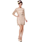 化私人订制 111704 母亲节名媛气质韩版 奈昕个性 新款 碎花新年新衣