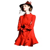 高档货 秋冬装 70213 coat高端时装 奈昕正品 中长款 new 新款 保暖外