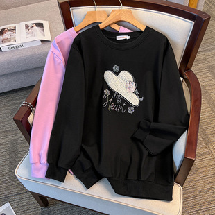 200/350斤大号超大码春秋女装300斤宽松秋季卫衣胸围/150/160/170