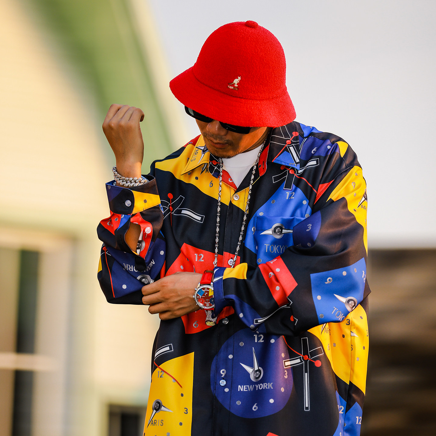 Acusa美式休闲五地时区彩色表盘长袖衬衫肥大款式嘻哈款秋季款男,男装,衬衫,淘宝优惠券,粉丝福利购,淘宝优惠卷