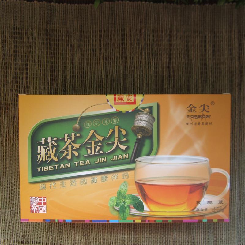 黑茶 四川藏茶 雅安茶厂 袋泡茶100g   快速冲泡型