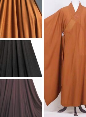 僧服棉布料海青居士服夏布料