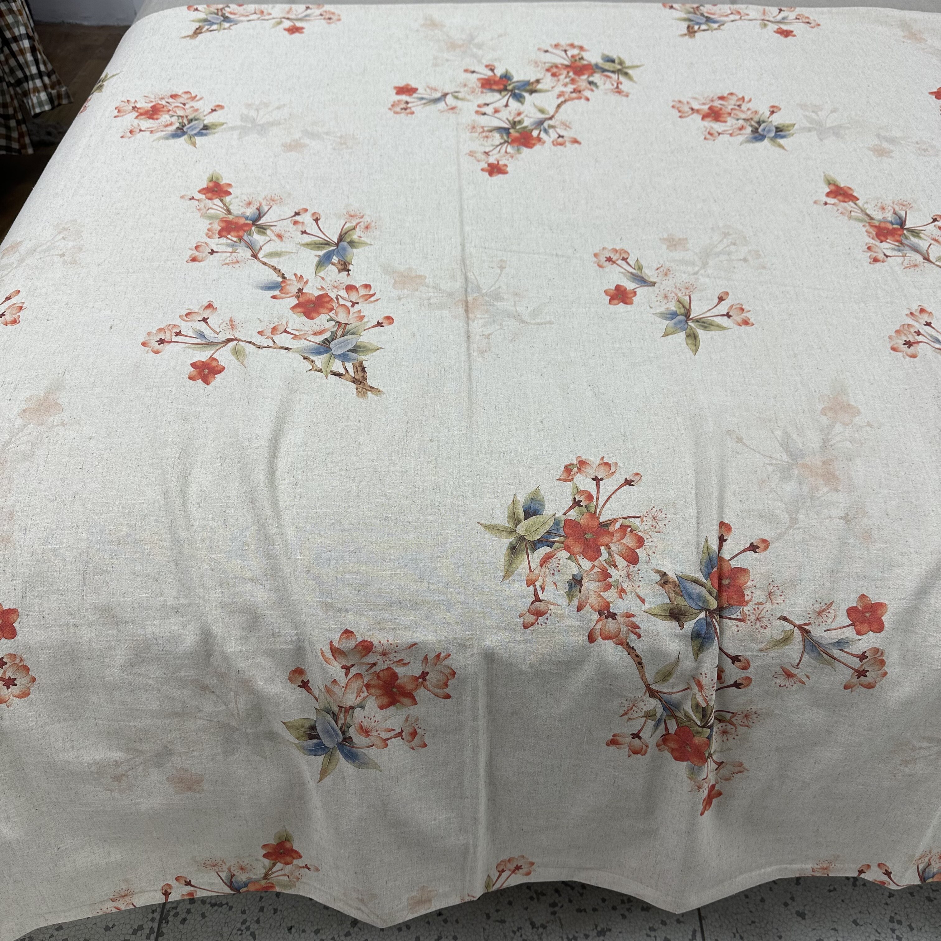 汉麻碎花文艺床品件套  柔软舒适森女花卉印花款