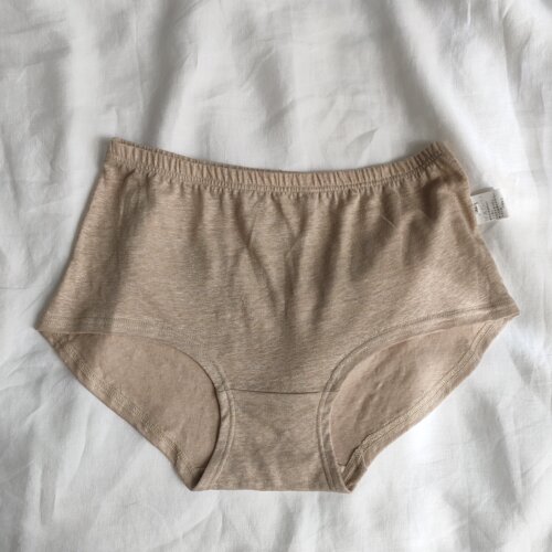 女汉麻纯色薄款三角内裤平角短裤