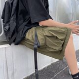 2212CG五分裤宽松运动裤夏季印花休闲短裤工装裤B多口袋男新款P43，男装休闲裤，星座308A-1（原309B-1）