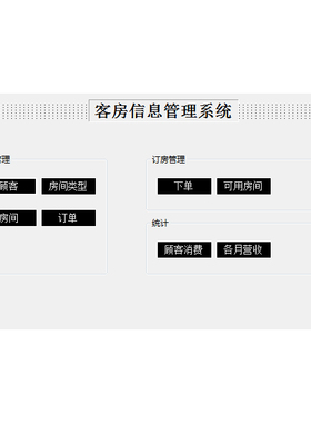 C# Winform .net数据库成品源码 宾馆预订管理系统sql vs报告文档