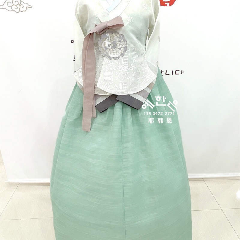 韩国进口韩服/新娘敬酒韩服/朝鲜族婚礼韩服/YHE-NDL229-20