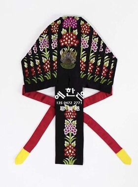 韩国进口儿童帽子/女宝宝周岁生日帽子/韩国传统帽子/HE-M1027