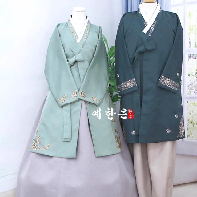 韩国原装进口面料/男女韩服外套/韩服外套/情侣外套/H-MJ1028