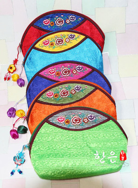 韩式化妆包/收纳包/绣花包/宽19，高15cm/HE-HZ1005