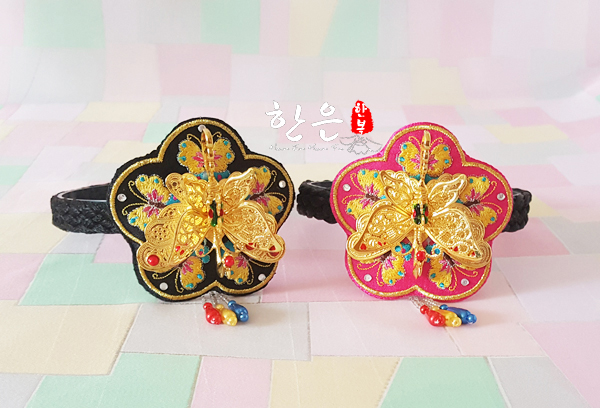 韩国原装进口掉穗绣花发带/韩服发箍/凤凰发带/HE-F1147 饰品/流行首饰/时尚饰品新 发饰 原图主图