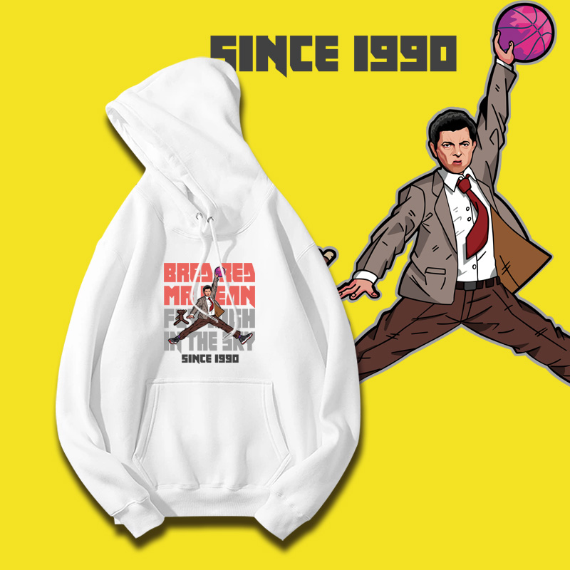 憨豆先生搞怪保暖连帽外套新款