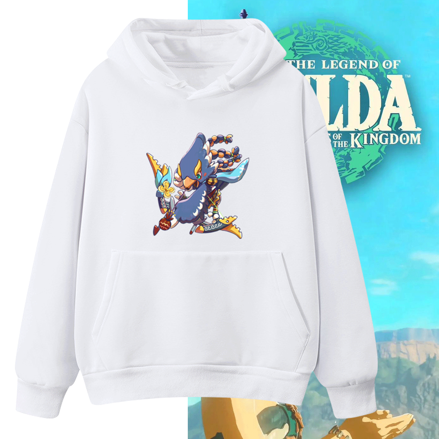 男女情侣同款潮连帽套头卫衣