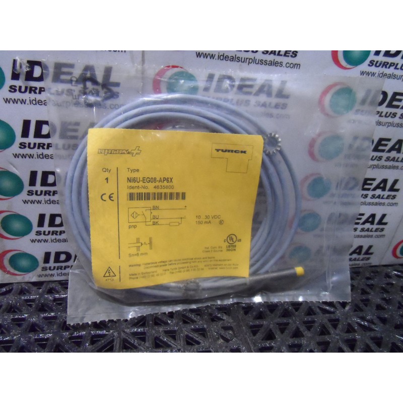 TURCK NI6UG08AP6X Inductive Proximity Sensor - New In Box