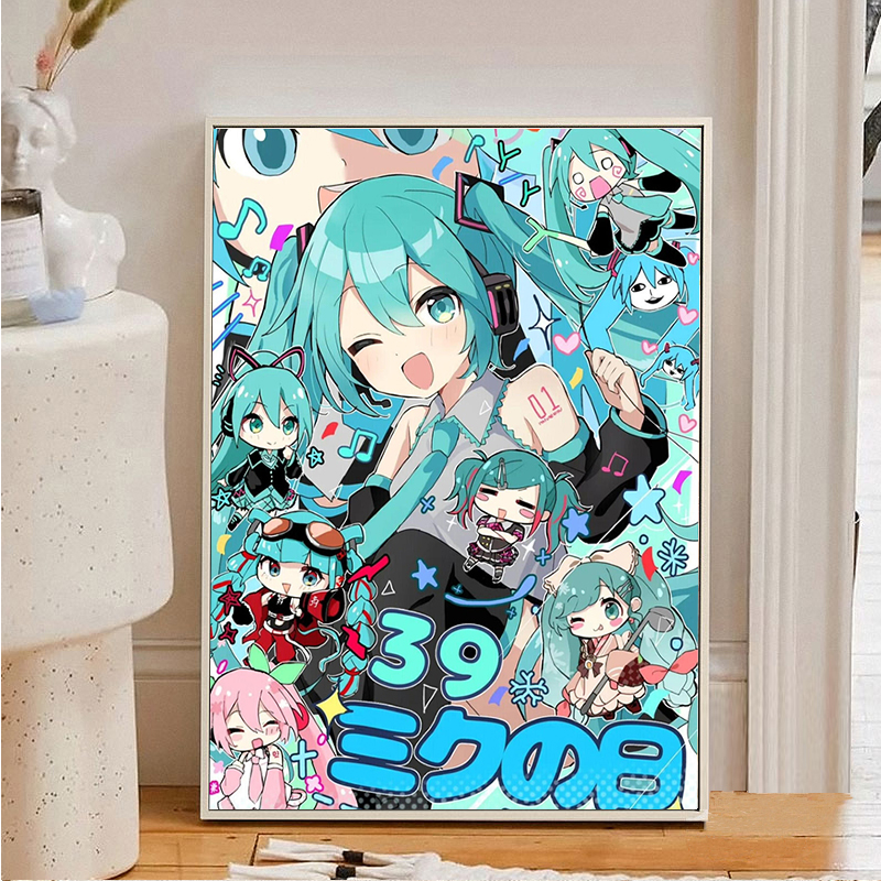 未来初音5d钻石画手工diy十字绣