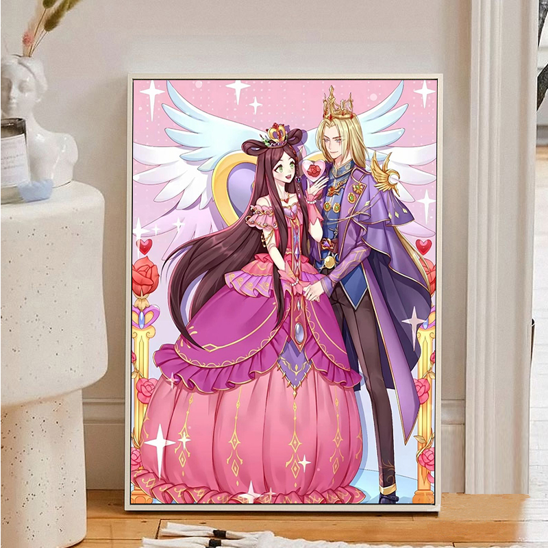 叶罗丽精灵梦数字油画手工diy