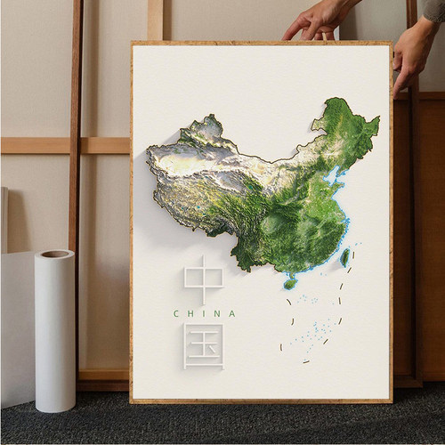 中国地图5d钻石画手工diy十字绣