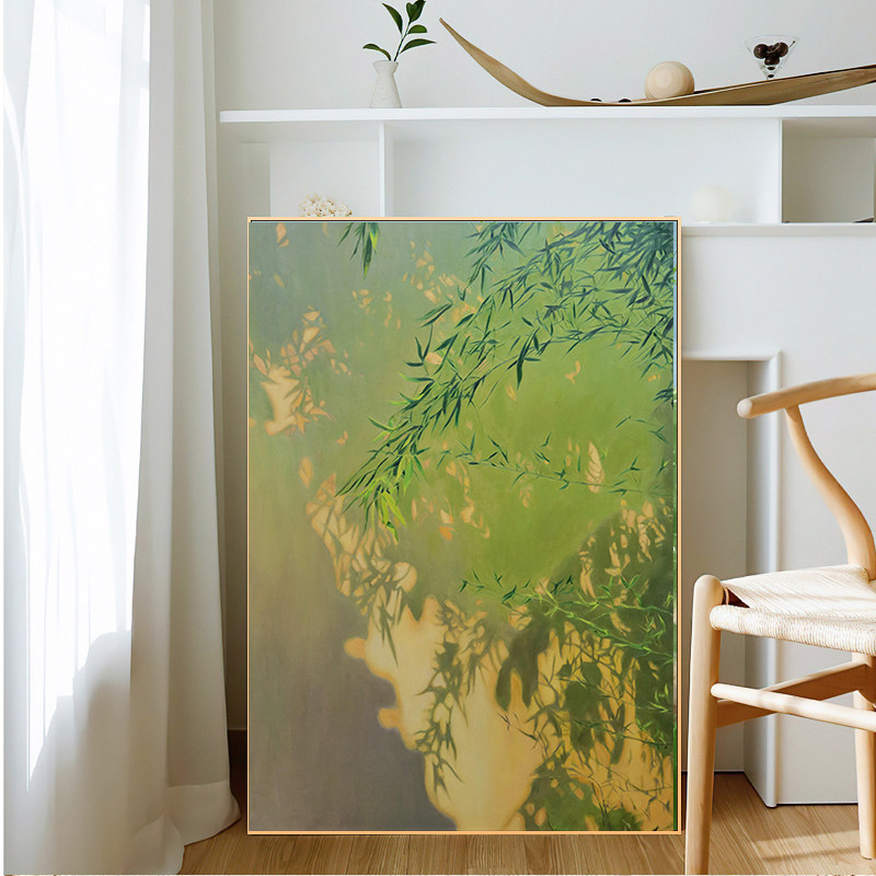 青竹翠影5d钻石画手工diy十字绣