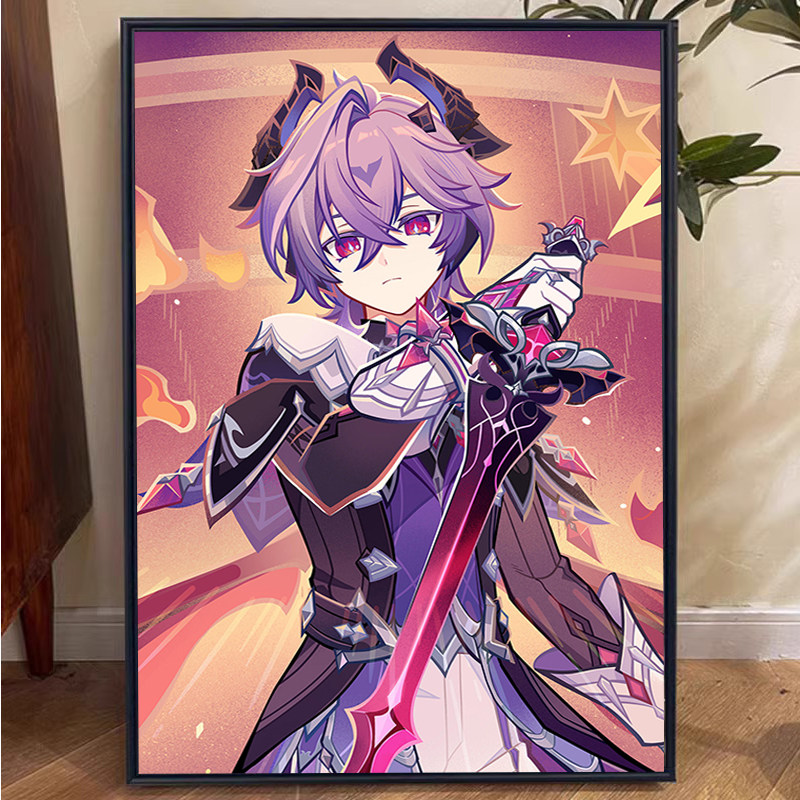 原神杜林5d钻石画手工diy十字绣