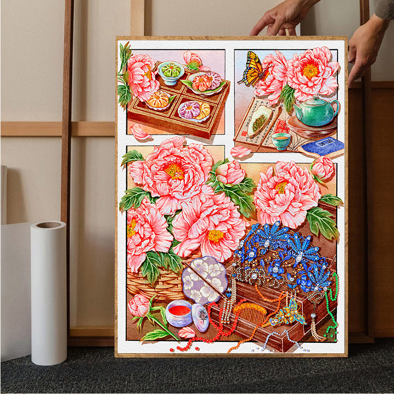 宋式美学钻石画十字绣手工diy