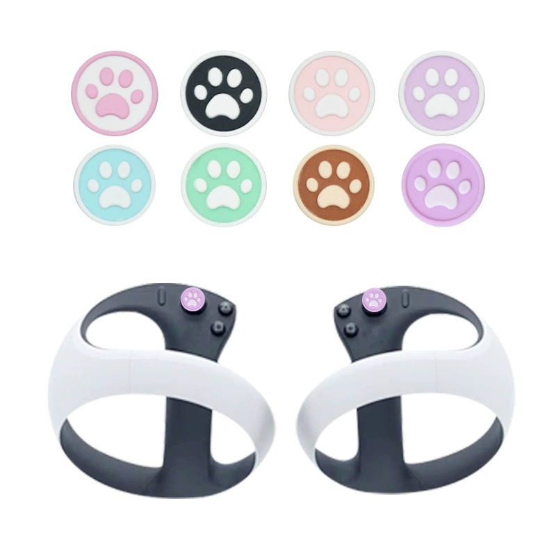 PSVR1/2手柄卡通硅胶猫爪摇杆帽