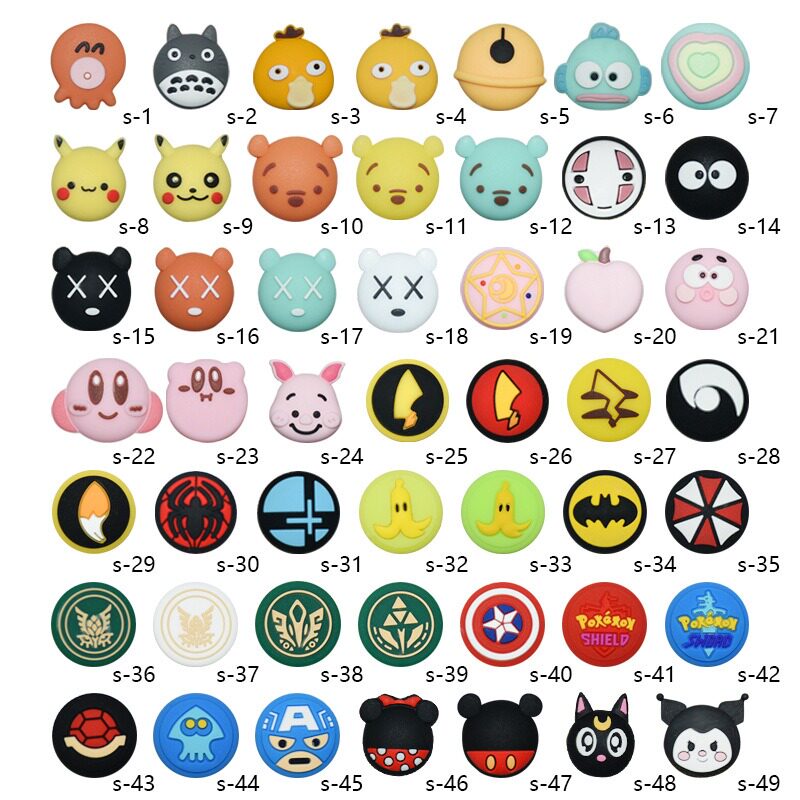 Switch摇杆帽 NS/Lite摇杆按键帽Joycon游戏手柄按键硅胶帽保护帽