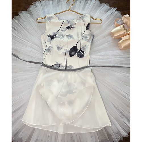 舞蹈服花色形体服女芭蕾舞练功服瑜伽体操服基训服