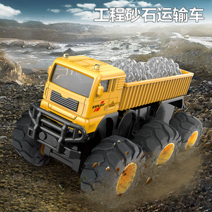 大号合金大脚砂石运输车模型仿真工程搅拌车运输车儿童玩具生日礼
