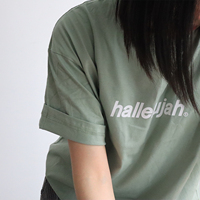 halle??jah/光盐生活馆原创设计男女款夏季纯棉T恤圆领短袖宽松