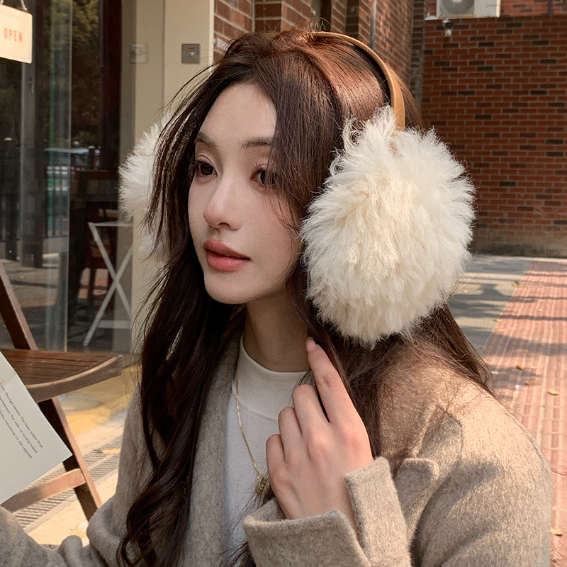 冬羊毛耳罩皮草耳暖耳捂耳包保暖