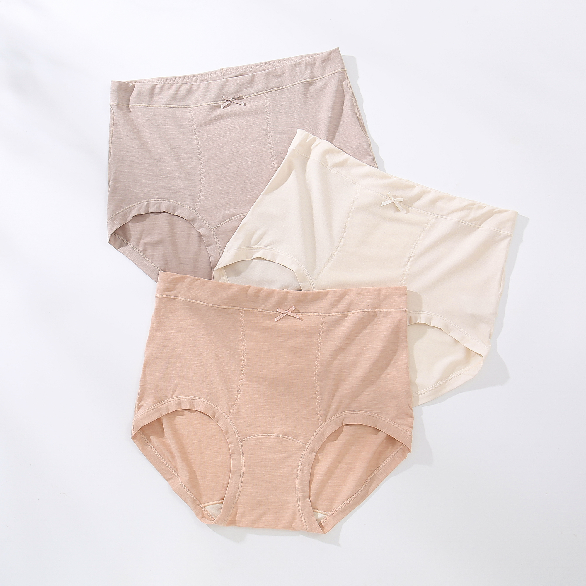 意大莱女士高腰桑蚕丝底档内裤