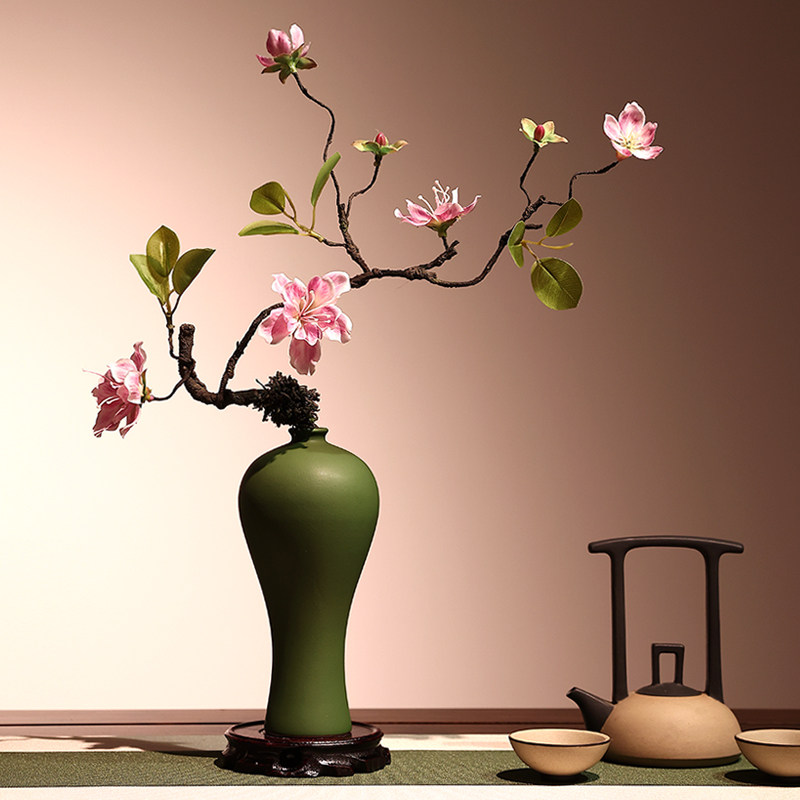 新中式造型枝仿真花假花茉莉禅意古风民宿装饰家居摆件餐厅有意境,家居饰品,仿真花/假花,淘宝优惠券,粉丝福利购,淘宝优惠卷