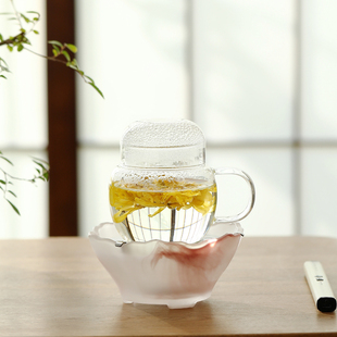 温茶炉轻奢高档暖花茶壶蜡烛加热煮茶炉保温明火加热水果茶壶套装