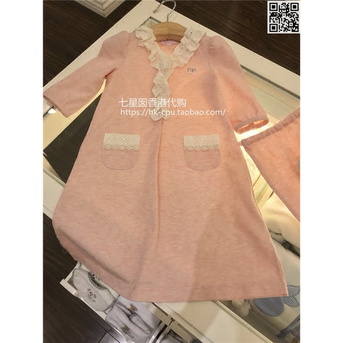 香港代购甜美睡衣裙女童泰迪熊
