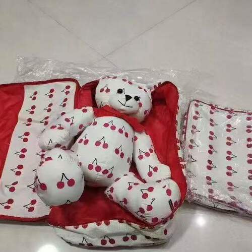 力高nicholas比熊bears香港儿童袋子手提包大公仔樱桃袋送礼