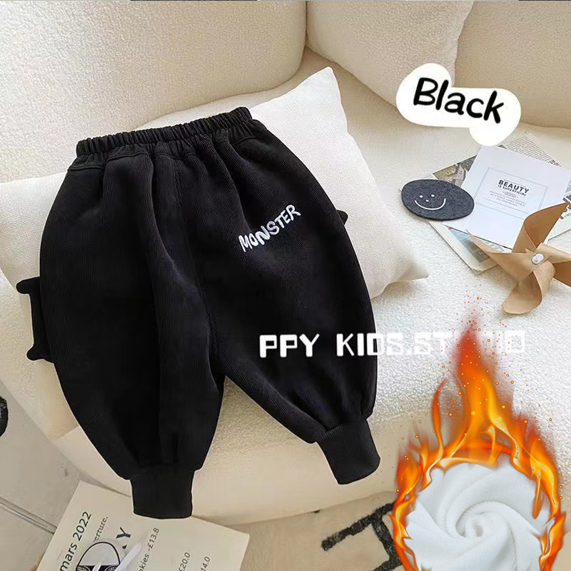 一体绒宝宝冬季休闲加厚灯笼裤