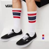 Vans Vans Vớ nam thể thao và giải trí cổ điển LOGO chính thức - Vớ thể thao tất adidas cổ ngắn