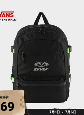 Vans范斯官方黑色男女双肩包