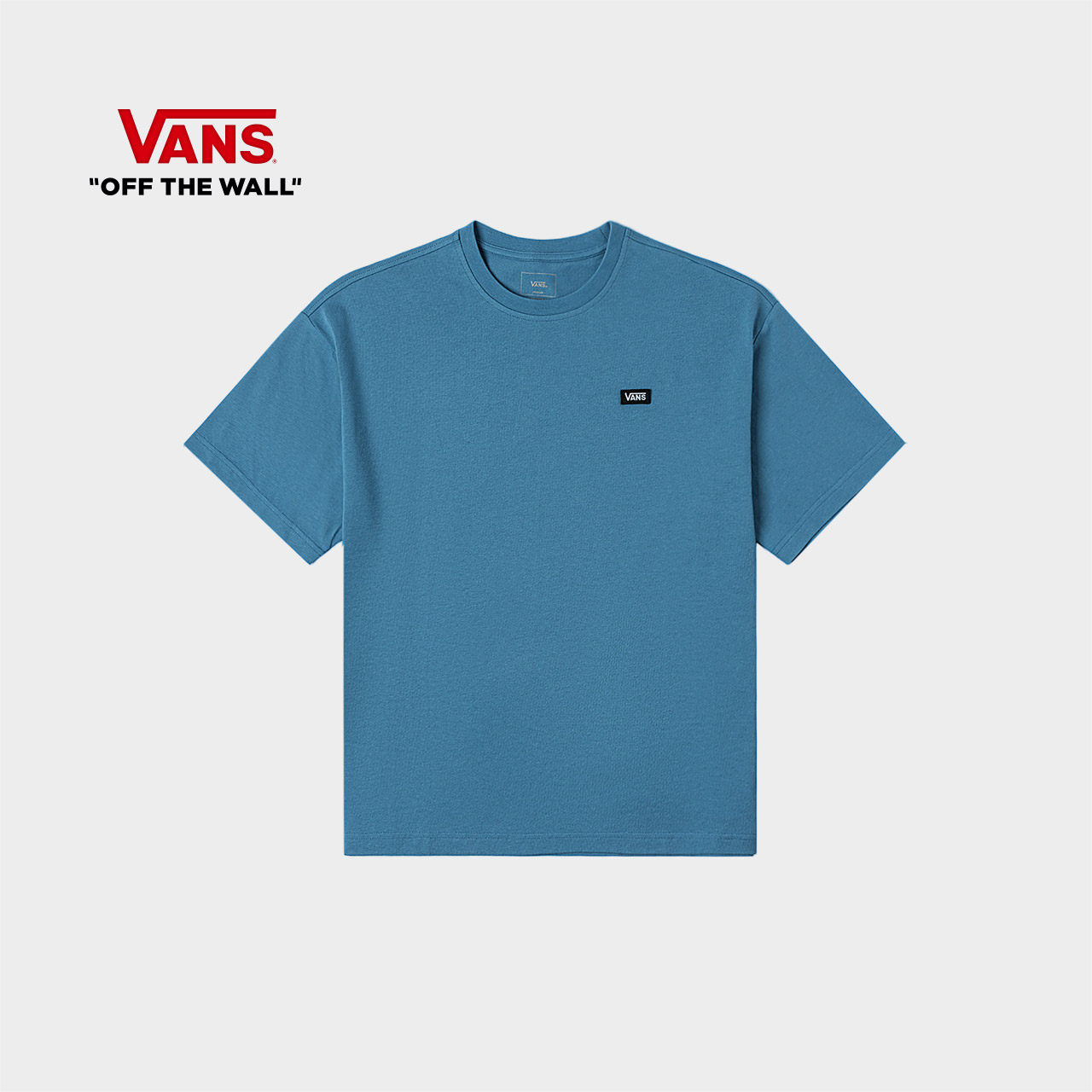 Vans范斯官方 男女情侣纯棉短袖T恤纯色舒适圆领小LOGO,运动服/休闲服装,运动T恤,淘宝优惠券,粉丝福利购,淘宝优惠卷