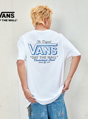 Vans范斯官方 男女情侣纯棉短袖T恤