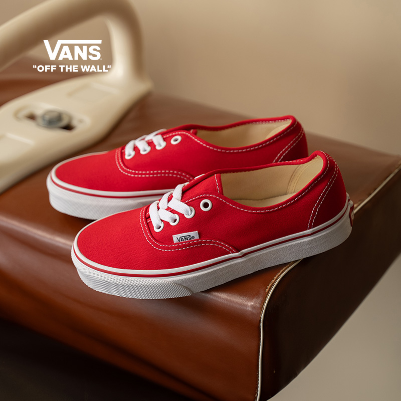 红色经典款低帮帆布鞋官方