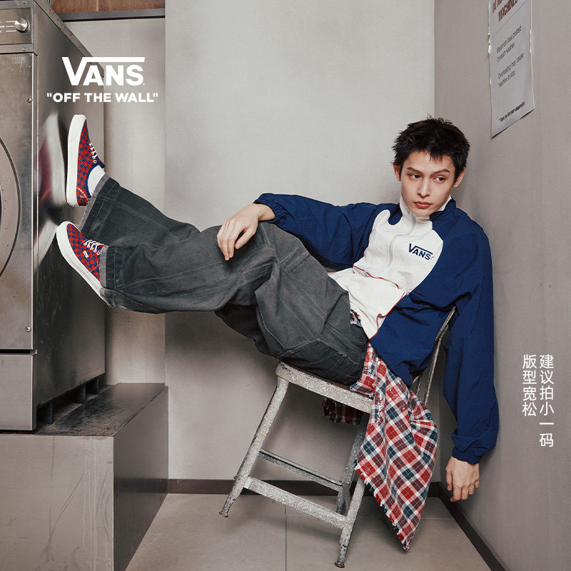 Vans范斯官方 CORTIS同款TDC男女情侣夹克白色(建议拍小一码)