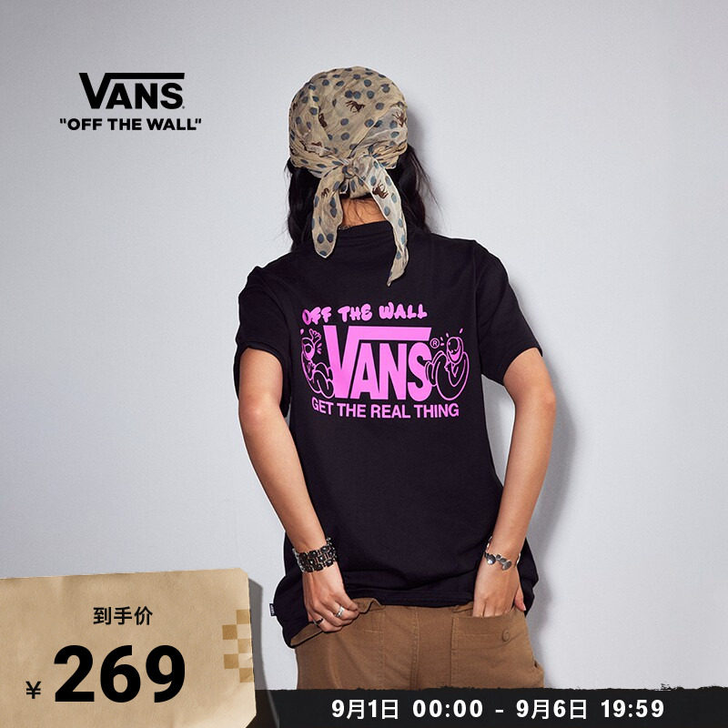 Vans范斯官方女子纯棉短袖T恤图片