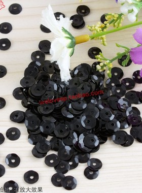 黑色亮片手缝钉珠片裤子上手工diy材料包内衣服装饰品辅料T恤配件