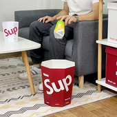 垃圾桶纸质可回收ins风纸篓垃圾筐收纳桶户外一次性抛弃车载回收