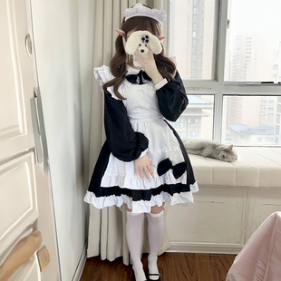 原创正版lolita大码女仆装长袖洛丽塔日常轻lo公主裙cosplay女装