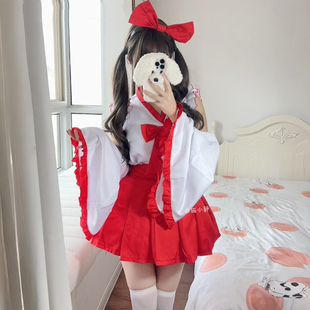 大码 漫展cosplay服装 lolita裙 圣诞女巫二次元 日系和服改良女仆装