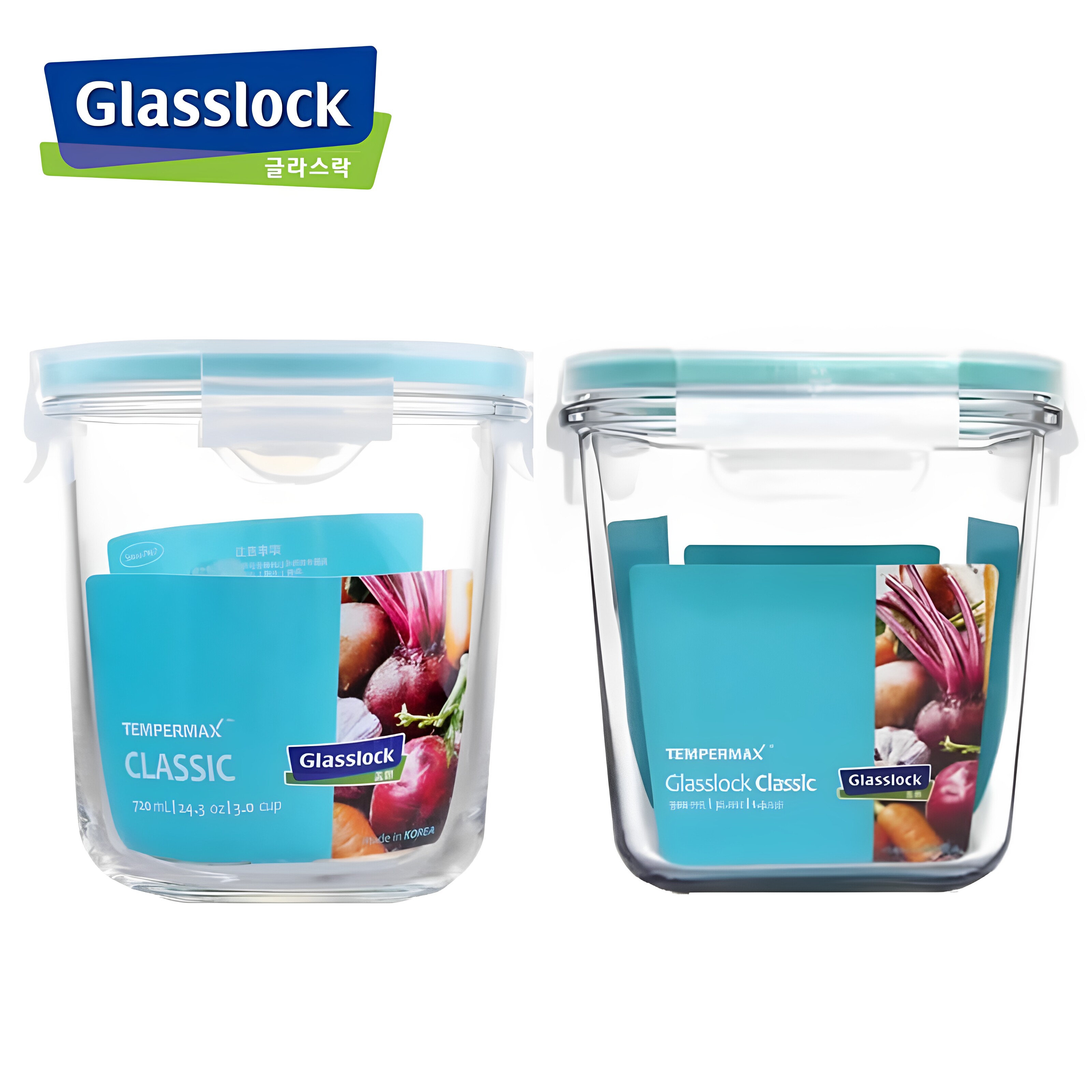 glasslock汤碗耐热密封保鲜盒