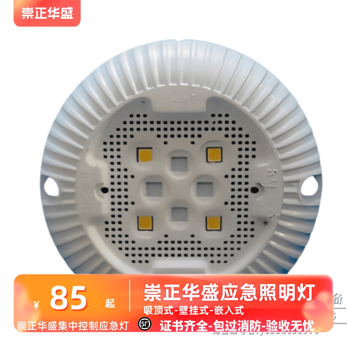 崇正华盛应急灯CZ-ZLJC-E5W-(e-bus/1019-15Lx)-IOT-V2崇正华盛